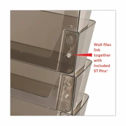 deflecto DocuPocket Three-Pocket File Partition Set, 3 Sections, Letter Size, 13