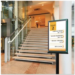 Deflecto Double-Sided Sign Stand, 56