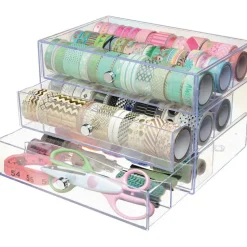 Deflecto 3-Drawer Storage Organizer