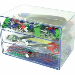 Deflecto 3-Drawer Storage Organizer