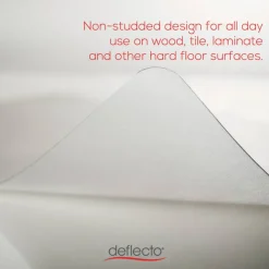 Deflecto Earth Source Chair Mat For Hard Floors, Straight Edge, 36