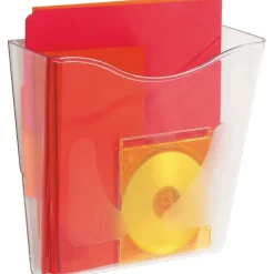 deflecto Euro-Style DocuPocketPortrait Wall File, A4/Legal/Letter/Magazine/Portfolio Size, 10.25