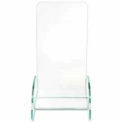 Deflecto Euro-Style Leaflet DocuHolder, 8"H x 4 1/2"W x 3 3/4"D, Clear/Green