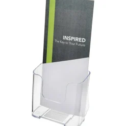 Deflecto Literature DocuHolder, Brochure/Leaflet Size, 7 3/4