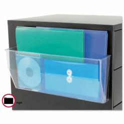 Deflecto Magnetic DocuPocket, 6 3/8"H x 15"W x 3"D, Clear