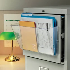 Deflecto Magnetic DocuPocket Wall File, Letter, 13 x 7 x 4, Smoke