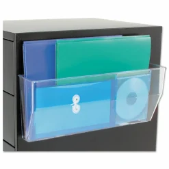 Deflecto Magnetic DocuPocket Wall File, Letter, 13 x 7 x 4, Smoke