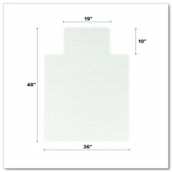 Deflecto OceanMat Chairmat - Floor, Commercial, Low Pile - 36