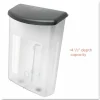 Deflecto Outdoor Literature Box, 13 1/8"H x 10"W x 4 1/2"L, Clear
