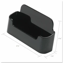 Deflecto Single Business Card Holder, 1.9