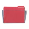 Deflecto Single Compartment Letter Size Stackable Wall File, Clear