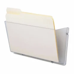 Deflecto Single Wall Pocket, Letter Size, 6 1/2
