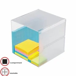 Deflecto Stackable Cube, 6