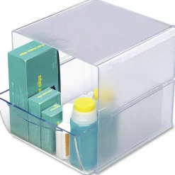 Deflecto Stackable Cube With 1 Drawer, 6