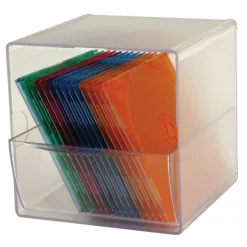 Deflecto Stackable Cube With 1 Drawer, 6