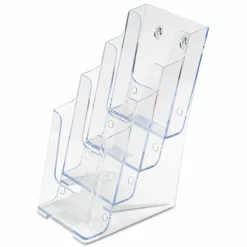 Deflecto Stand-Tall Countertop Leaflet Size Literature Display, 10