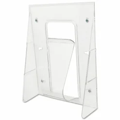 Deflecto Stand-Tall Wall Mount Leaflet Size Literature Display, 11 3/4
