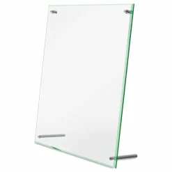 Deflecto Superior Image Beveled Edge Sign Holder, 12 5/8"H x 10 1/6"W x 3 3/8"D, Clear