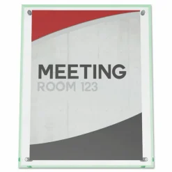 Deflecto Superior Image Beveled Edge Sign Holder, 12 5/8