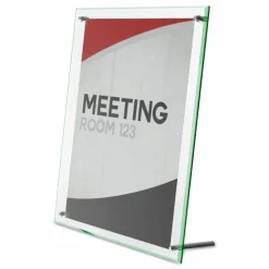 Deflecto Superior Image Beveled Edge Sign Holder, 12 5/8