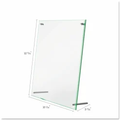 Deflecto Superior Image Beveled Edge Sign Holder, 12 5/8