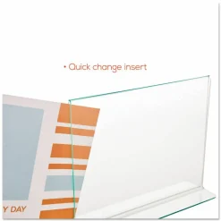 deflecto Superior Image Green Edge Sign Holder, 11