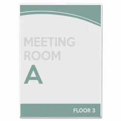 Deflecto Superior Image Slanted Sign Holder, 5" x 7", Clear