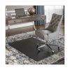 deflecto SuperMat Frequent Use Chair Mat for Medium Pile Carpeted Floors, Rectangular, Beveled Edges, 45" x 53", Black