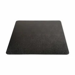 deflecto SuperMat Frequent Use Chair Mat for Medium Pile Carpeted Floors, Rectangular, Beveled Edges, 45" x 53", Black