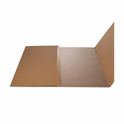deflecto SuperMat Frequent Use Chair Mat for Medium Pile Carpeted Floors, Rectangular, 36