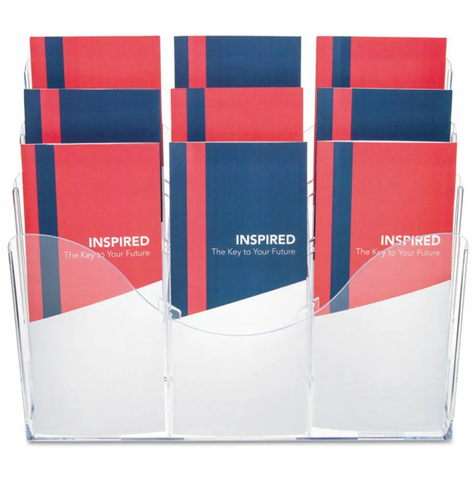Deflecto Three Tier Document Organizer with Dividers