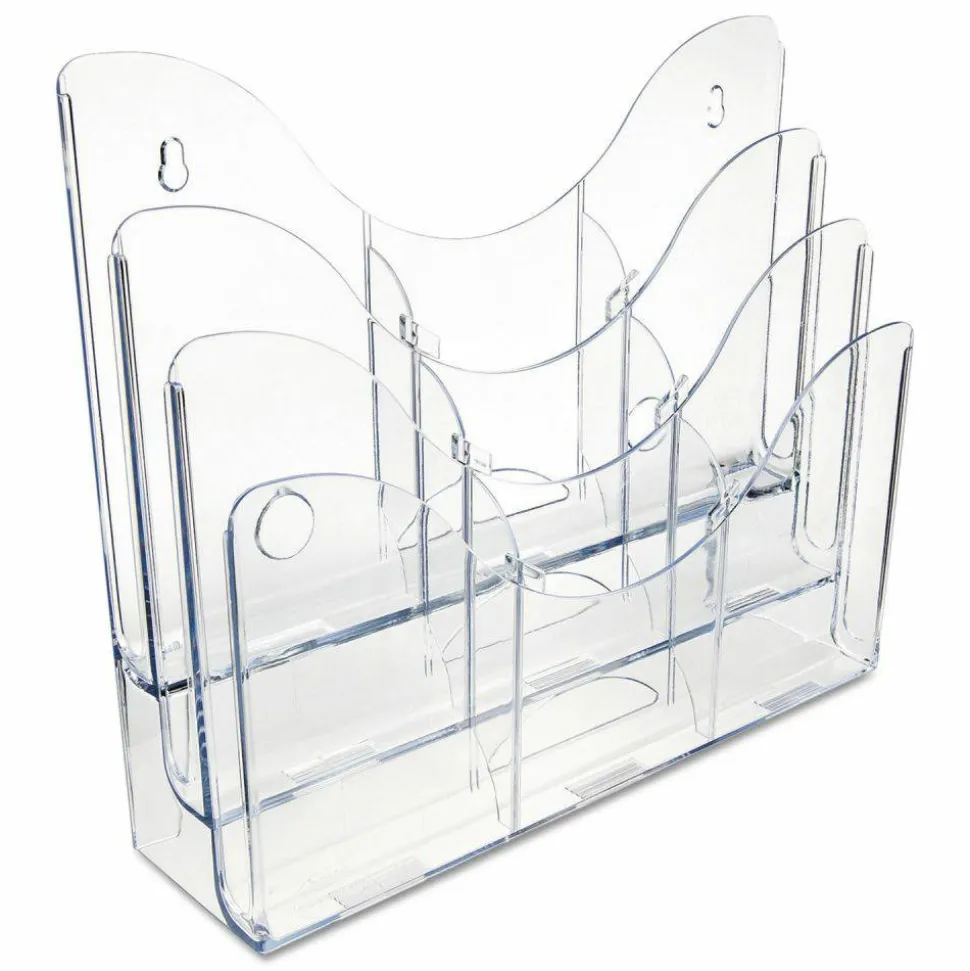 Deflecto Three Tier Document Organizer with Dividers