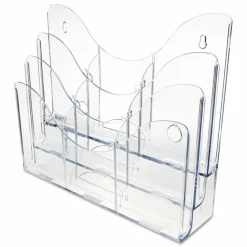 Deflecto Three Tier Document Organizer with Dividers