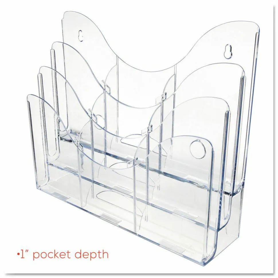 Deflecto Three Tier Document Organizer with Dividers