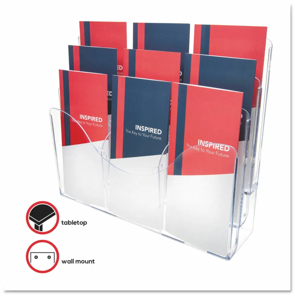 Deflecto Three Tier Document Organizer with Dividers