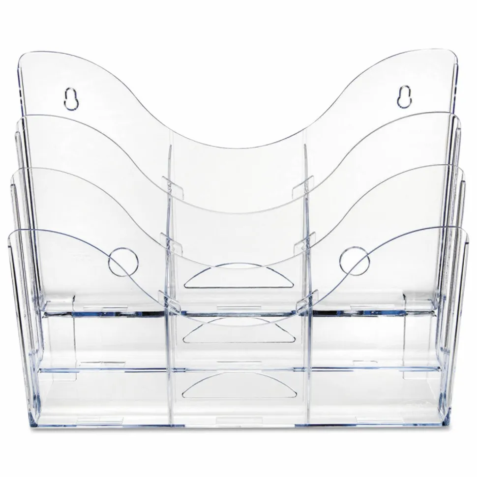 Deflecto Three Tier Document Organizer with Dividers