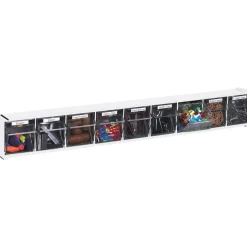 Deflecto Tilt Bin Interlocking Multi-Bin Storage Organizer
