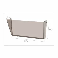 Deflecto Unbreakable DocuPocket, 1 Compartment(s), 6.50