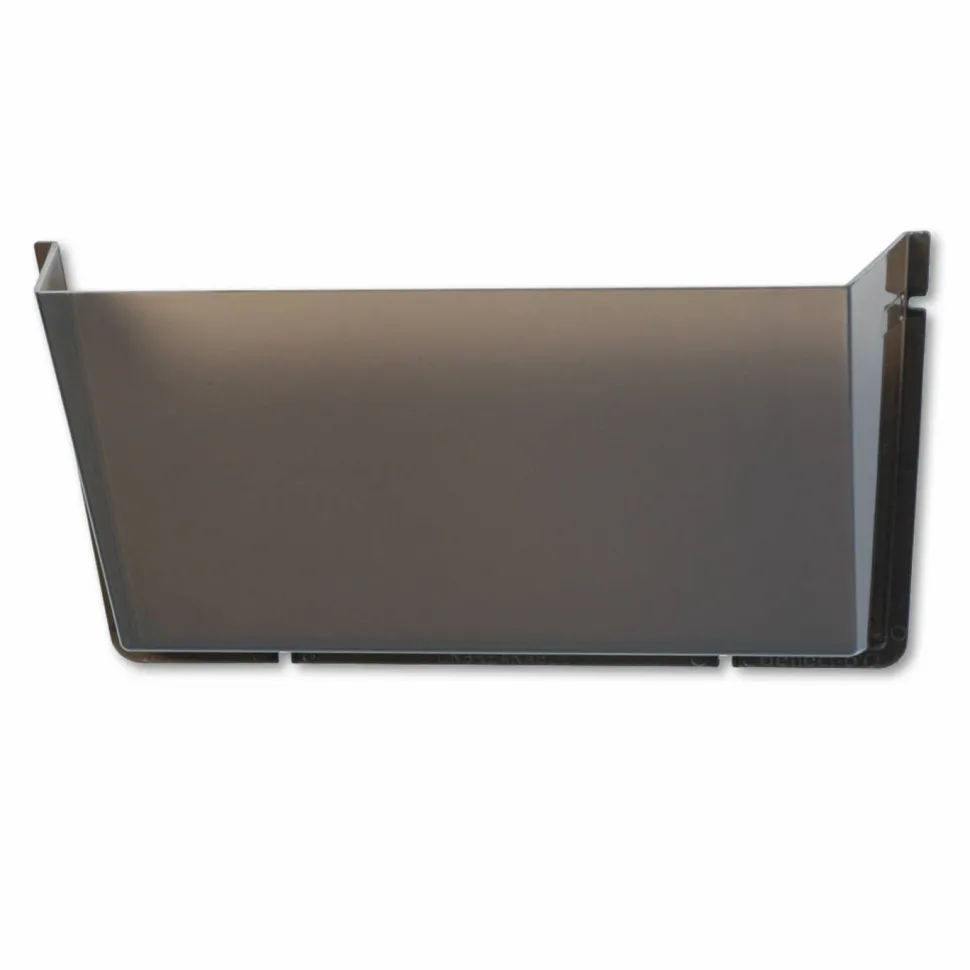 Deflecto Unbreakable DocuPocket, 1 Compartment(s), 6.50"H x 14.50"W x 3"D, Unbreakable, Smoke, Plastic