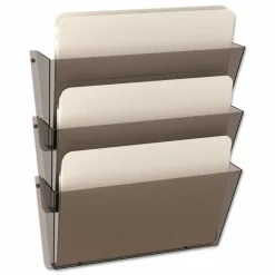 deflecto Unbreakable DocuPocket Wall File, 3 Sections, Letter Size, 14.5