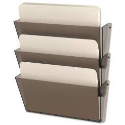 deflecto Unbreakable DocuPocket Wall File, 3 Sections, Letter Size, 14.5
