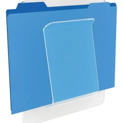 Deflecto Wall Mount File And Chart Holder, 1 Compartment, 10