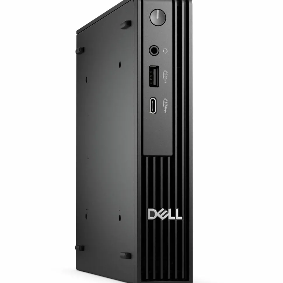 Dell Pro Micro QCM1250 Desktop Computer - Intel Core i3 14th Gen i3-14100T - 8 GB - 256 GB PCI Express NVMe 4.0 SSD - Micro PC