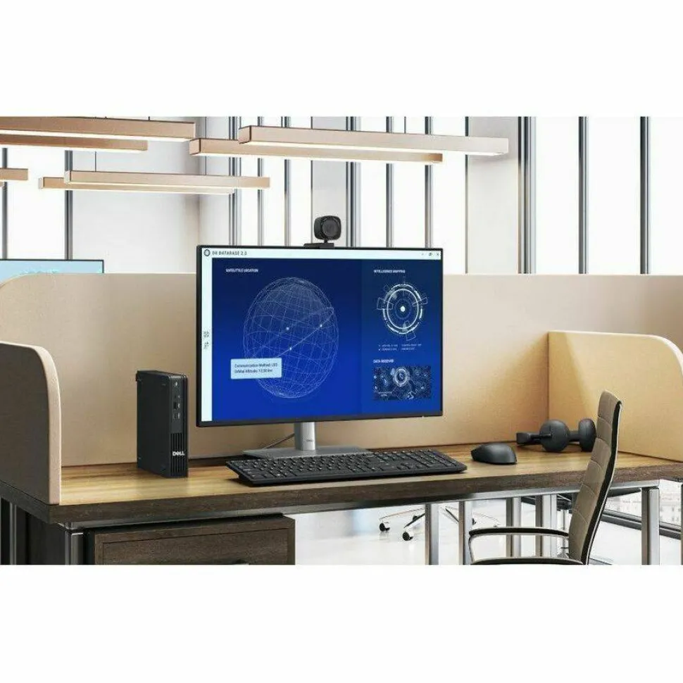 Dell Pro Micro QCM1250 Desktop Computer - Intel Core i3 14th Gen i3-14100T - 8 GB - 256 GB PCI Express NVMe 4.0 SSD - Micro PC