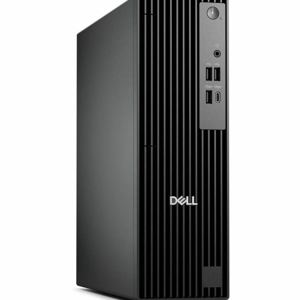 Dell Pro QCS1250 Desktop Computer - Intel Core Ultra 5 235 - vPro Technology - 16 GB - 256 GB SSD - Slim PC - Standard Black