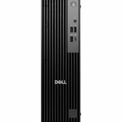 Dell Pro QCS1250 Desktop Computer - Intel Core Ultra 5 235 - vPro Technology - 16 GB - 256 GB SSD - Slim PC - Standard Black
