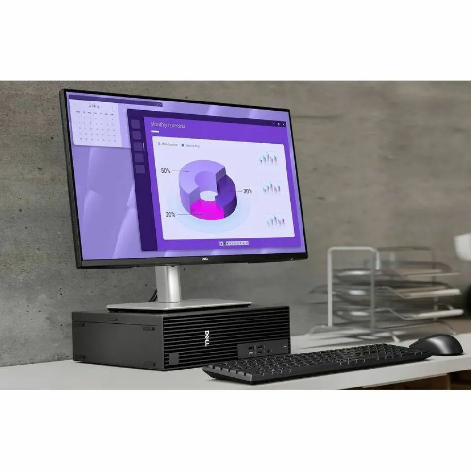 Dell Pro Slim Plus QBS1250 Desktop Computer - Intel Core Ultra 7 265 - 32 GB - 512 GB SSD - Slim PC - Standard Black