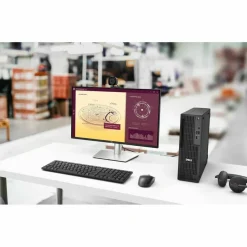Dell Pro Slim QCS1250 Desktop Computer - Intel Core Ultra 7 265 - 16 GB - 512 GB SSD - Slim PC - Standard Black