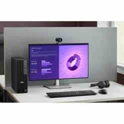 Dell Pro Slim QCS1250 Desktop Computer - Intel Core i7 14th Gen i7-14700 - 16 GB - 512 GB SSD - Slim PC - Standard Black