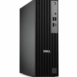 Dell Pro Slim QCS1255 Desktop Computer - AMD Ryzen 7 PRO 8700G - 16 GB - 512 GB PCI Express NVMe 4.0 SSD - Slim PC - Standard Black